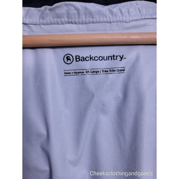 Backcountry Marais Black Rain Jacket Men's size XXL - Picture 5 of 8